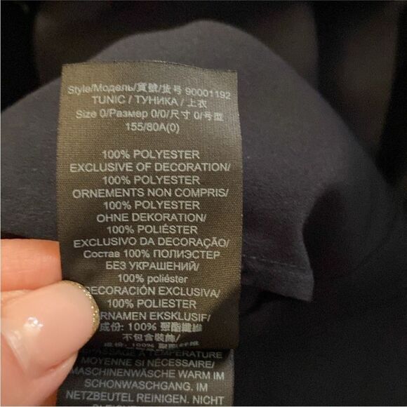 Tory Burch Chic navy  Tunic with Elegant Embroidery, US0 - Picture 11 of 11